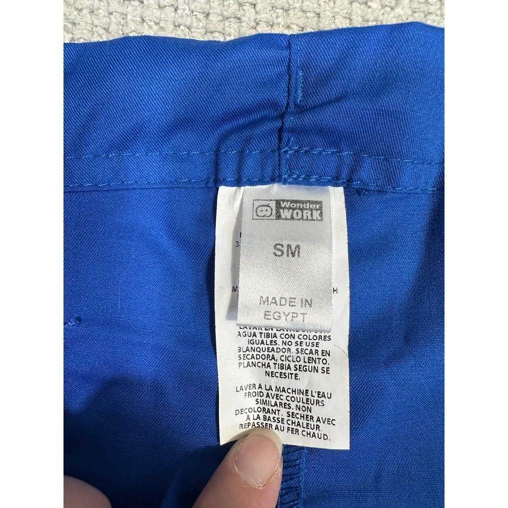 Boise State Broncos WonderWink Wonderwork Scrub Pants 500 Unisex Small Blue - Picture 9 of 10